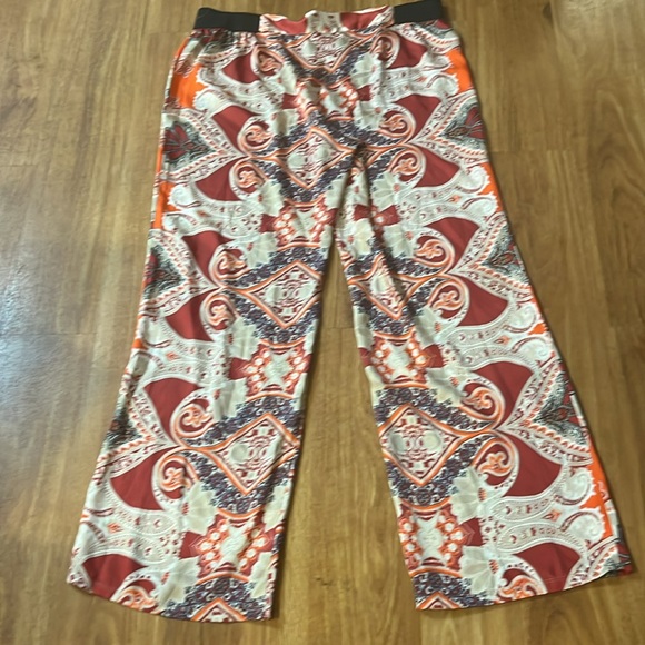 INC International Concepts Bohemian Paisley Wide-Leg Pants - Picture 3 of 4